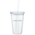 16 Oz. Clear Spirit Tumbler Cup